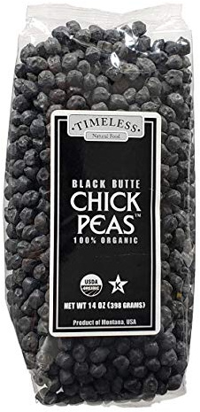 Timeless Black Kabuli Chickpea, 14-Ounce (Pack of 2)