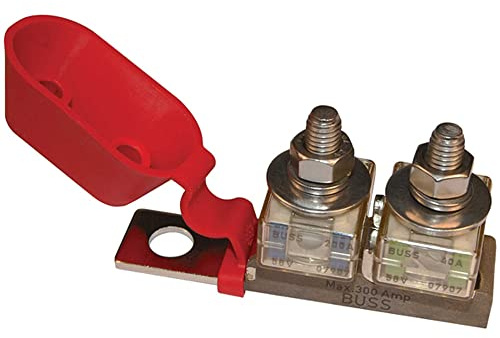 Blue Sea Systems Blue Sea 2151 Terminal Fuse Block - 3/8 Mounting Hole - 2 Terminal Studs