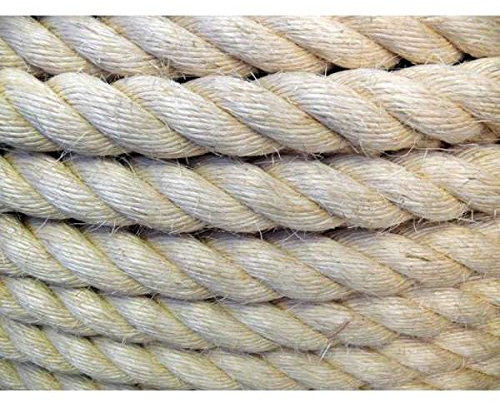 Westward Ropes Natural Rope - 10mm Sisal Natural Rope x 7 Metres