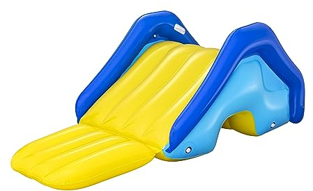 Bestway H2OGO! Giant Inflatable Outdoor Swimming Pool Water Slide with Built-In Sprinkler, Large Platform, and 4 Water Chambers for Stability