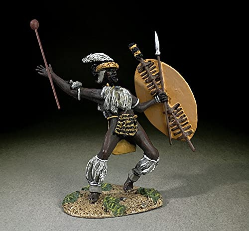W. Britains Anglo Zulu War 20200 Zulu Casualty Falling Back 1:30 Scale Pewter