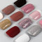 COLOFALLA 288 Stk Nägel zum Aufkleben Press On Nails Künstliche Falsche Nägel Fake Nails Kurz Glitzer Matte Rot Rosa French Fingernägel DIY Nailart Nagel Kunst