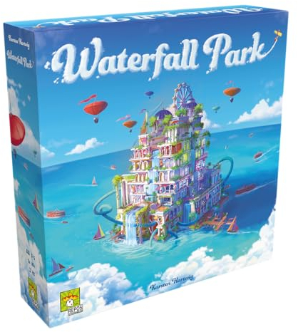 Repos Productions, Waterfall Park, Familienspiel, Brettspiel, 3-5 Spieler, Ab 8+ Jahren, 45 Minuten, Deutsch