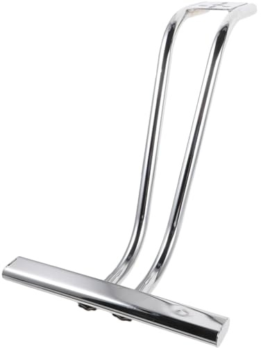 WOFASHPURET Salon Chair Foot Rest Replacement Stainless Steel Footrest Pedal for Barber Chairs Universal Fit Hairdresser Accessories 18.9X11.5X3.9In