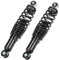 VekAuto 1 Pair Motorcycle Rear Suspension Shock, 280mm Rear Air Suspension Shocks Struts Spring Universal for Motorcycle Durable Steel Black Left Right