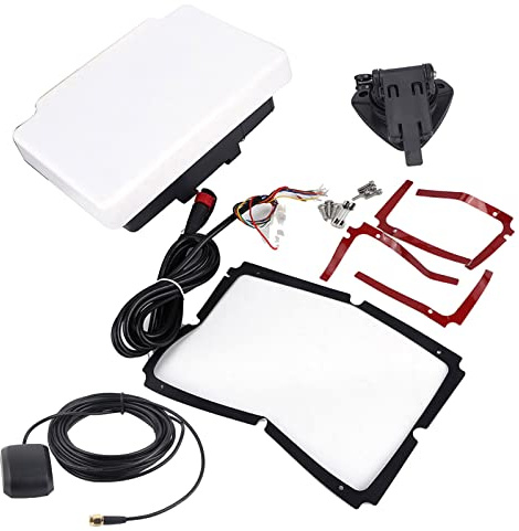 7in Navigation Positioner Transponder Navigationskarta Plotter Marine Navigator med Färgglad LCD Extern GPS-antenn
