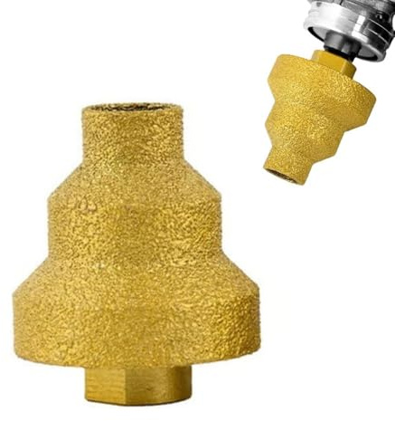 TQEBWUS Broca Expansora De Orificios, 20-35-50 Mm, Rosca M10 Broca Para Azulejos Para Amoladora Angular, Expansor De Orificios Para Brocas De Metal - Brocas Escariadora De Agujeros Brocaes Escalonada