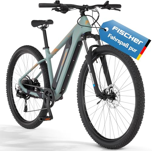 Fischer E-Bike MTB Montis 2.2 Active Elektrofahrrad für Damen und Herren, RH 43, Heckmotor 50 Nm, 48 V Akku