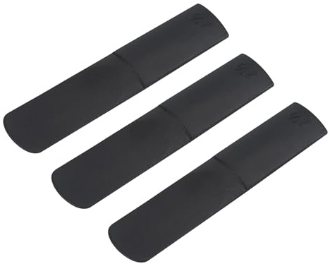 VGEBY Saxophone Reed, 3pcs Resin Musical Instruments Accessories Saxophone Alto Saxophone Reeds Strength 2.5 – Black