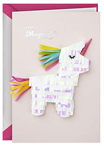 Hallmark Signature Birthday Card (Magical Unicorn)