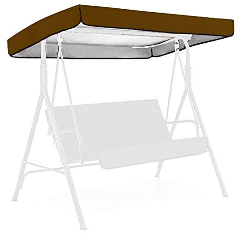 tinysiry Cubierta Superior abatible de tafetán de poliéster, Cubierta Superior abatible para Patio a Prueba de Agua para toldo abatible para Patio al Aire Libre, Cubierta Superior de Repuesto para