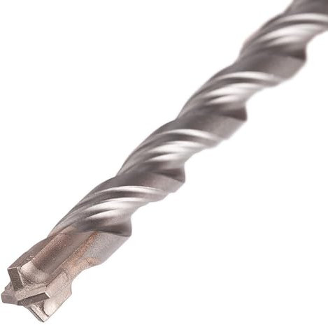 MIVOS Broca SDS PLUS - 260x12mm - Broca profesional para hormigón con cuchilla cruzada - Ideal para taladrar en piedra, hormigón y piedra natural