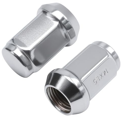 Ollanoos 20 Pcs Höhe 35 mm Radmuttern M14x1.5 Kegelbund, Edelstahl, für Chrysler 300C, Ford S Max, Galaxy