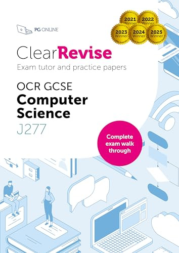 ClearRevise OCR GCSE Computer Science J277 workbook: Exam Tutor and Practice Papers (ClearRevise OCR GCSE Exam Tutor J277)