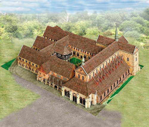 Aue-Verlag - Kit modello Monastero di Maulbronn, 35 x 26 x 15 cm