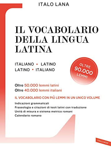 Il vocabolario della lingua latina