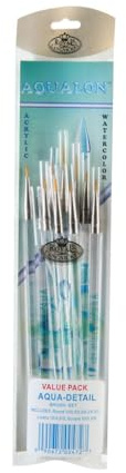 Royal & Langnickel Aqualon Detail Artist Brush Set, 10-piece