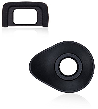 JJC oculare 2 pezzi gomma oculare mirino per Nikon D5600 D3500 D5300 D5200 D5100 D5000 D3400 D3300 D3200 D3100 D3000 sostituire Nikon dk-25 oculare