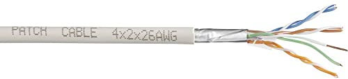 Câble réseau CAT 6 SF/UTP TRU COMPONENTS CAT 6/CCA 1567182 4 x 2 x 0.27 mm² blanc 50 m