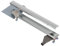 Nordona extraflache Edelstahl Duschrinne Complete Basic Abgang seitlich Länge: 100 cm Inkl. Blende Klassisch, Niederprofilsiphon Einbautiefe nur 6 cm