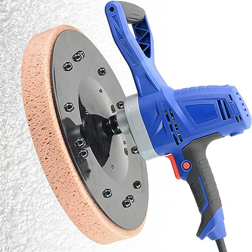TAHALI Cazzuola elettrica per Malta cementizia, lucidatrice per pareti, cazzuola per Malta cementizia a velocità Regolabile, tergicristallo Portatile, Secchio per intonacatura