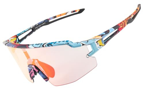 ROCKBROS Photochromic Sports Sunglasses for Men Women Cycling UV Protection