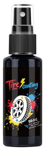 Generisch Spray brillant pour pneus | Scellant Nano résistant aux rayures – Mastic d'étanchéité pour jantes de voiture, moto, SUV, automobile, maison, entretien des détails, restauration, entretien