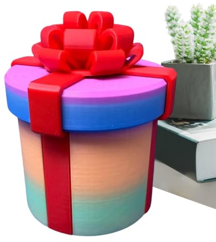 Dmuzsoih Boîte À Vis Emboîtée - Fournitures De Fête Réutilisables À Thème | Boîte Puzzle Argent,pour Adolescents Adultes Collectionneurs Enseignants Anniversaire Noël Fête Mariage Réunions