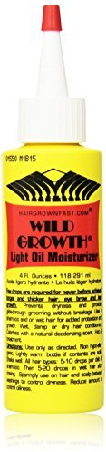 Wild Growth lumière huile hydratante 4 oz