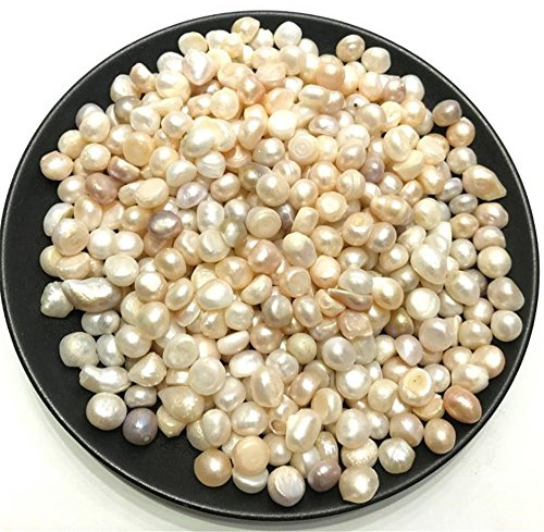 AITELEI 100g Natural Freshwater Pearl Oysters Loose Beads for Vase Fillers Party Wedding Decor DIY Craft Jewelry Making No Holes 7-10mm