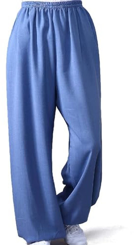 Générique Pantalon De Tai Chi Confortable Respirant Arts Martiaux Tai Chi Pantalon D'EntraîNement Pantalons pour Arts Martiaux Taiji Kung Fu Wushu Yoga Femme Homme Pantalon DéContracté Jambes,01,M