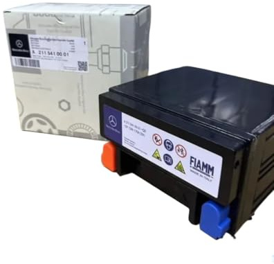 Mercedes-Benz Genuine Lithium-Ion Secondary Back-Up Battery 12V 12Ah 170A OEM Auxiliary Battery for Vehicle Power Supply Stabilisation A2115410001 Fits A, C, E, GLA, GLK, CLS, SL, SLK, B, V, Sprinter