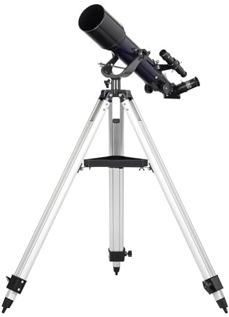 Levenhuk New Skyline BASE 70/500 AZ2 Astronomiskt Teleskop för Vuxna & Nybörjare, Kompakt Refraktor med Flerskiktad Optik, Altazimutmontering, 2x Barlow, Stativ & Tillbehör Ingår | för Vuxna & Nybörjare, Kompakt Refraktor med Flerskiktad Optik, Altazimutmontering, 2x Barlow, Stativ & Tillbehör Ingår
