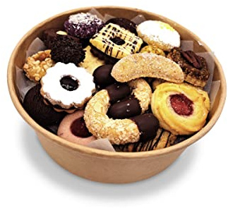 Kekse hochwertig handgemacht mit Teegebäck in Keksmischung 600g in der nachhaltigen BioBox: Handgemachte Kekse ohne Ei