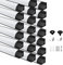 Besseto LED Aluminum Profil 20 x 1m, V Form Streifen Licht Diffusor Profile mit milchiger Abdeckung,Endkappen,und Montageklammer Aluminum Profile für LED-Streifen (20 x 1m V Form)