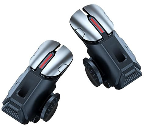 Yerozhui PUBG Mobile Trigger Controller 4 gâchettes L1R1 L2R2 pour Téléphone Portable Android iPhone iOS - Contrôleur de Jeu pour PUBG Mobile, et Plus - Haute Sensibilité et Protection du Téléphone