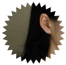 Gold Blume Crawler Ohrringe Manschette Cz Ohrstecker Ohrringe Silber Strass Ohrclimber Ohrringe Braut Kristall Stern Ohrringe Funkelnde Hochzeit Ohrringe Blume Ohrringe Minimalistische Einfache Frauen