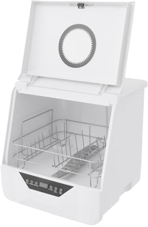 Lave-vaisselle de table Lave-vaisselle portable 800 W mini tactile Lave-vaisselle avec 4 modes de lavage Réservoir d'eau 6 l