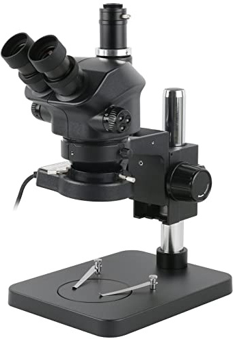 Stereo Microscope Trinocular 7X-50X Continuous Zoom for Industrial Use PCB Mobile Phone Maintenance Inspection