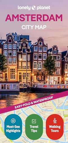 Lonely Planet Amsterdam City Map: Durable, Waterproof, Easy-Fold Planning Map with Attractions & Walking Tours (Compact City Planning Maps)