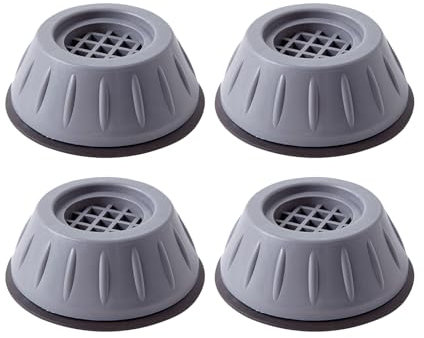 CHENGZI 4 almohadillas de goma antideslizantes para lavadora, reducción de ruido, antivibración