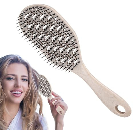 GkgWuxf Cepillo de pelo para hombres, cepillo de masaje de pala, accesorios de peinado, peine de limpieza fino y fino para el hogar, hotel, universidad, dormitorio, viajes, vacaciones