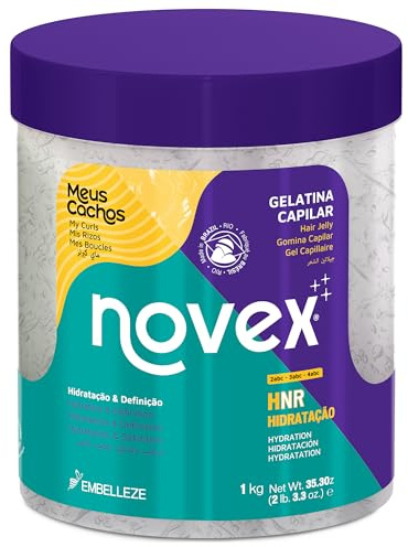 Novex Mis Rizos Gelatina Capilar 1kg – Definición y Fijación Duradera para Rizos