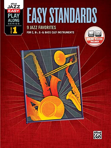 Alfred Jazz Play-Along Series Easy Standards Vol 1 (+CD): C, B-flat, E-flat & Bass Clef Instruments