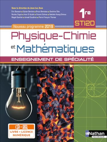 Physique-chimie et Mathématiques - 1re STI2D - Enseignement de spécialité