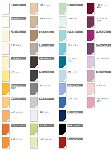 Estella Zwirn Jersey Spannbetttuch | Spannbettlaken für Boxspringbetten und Wasserbetten | Deutsche Markenqualität | 140x200 cm bis 160x220 cm | Farbe Wolke 615