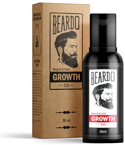 Beardo Beard and Hair Growth Oil 50 ml With Natural Ingredients - Rose and Hibiscus Oils