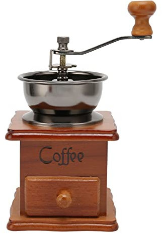 Manuell Kaffekvarn Handvev Kaffebönkvarn Handkaffekvarn I Vintagestil För Hemkafé Mjölk Tebutik