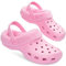 CityComfort Sabots Doublés Polaire Femme, Sabots de Jardin Femme Chaudes - Cadeau Femme (Rose, 37 EU)