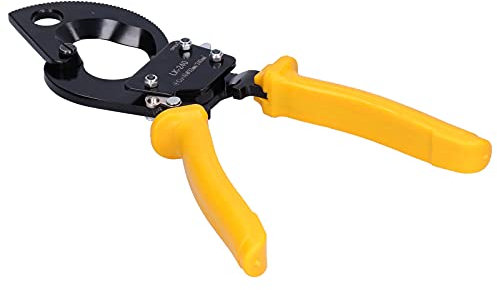 Cortador de Cables Cortador de Cables con Alto Contenido de Carbono, Tijeras para Cables con Trinquete Tijeras con Trinquete de Acero Herramienta de Corte de Alambre con de